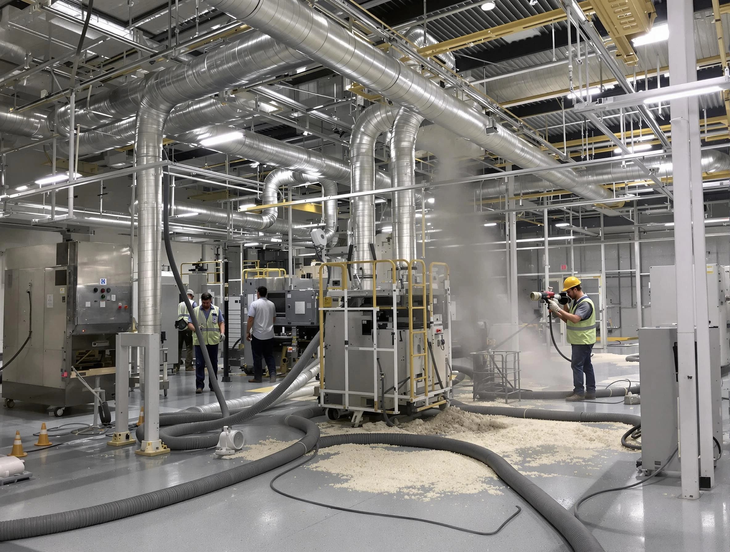 Heavy-duty industrial duct cleaning by Hartsville Air Duct Cleaning in Hartsville