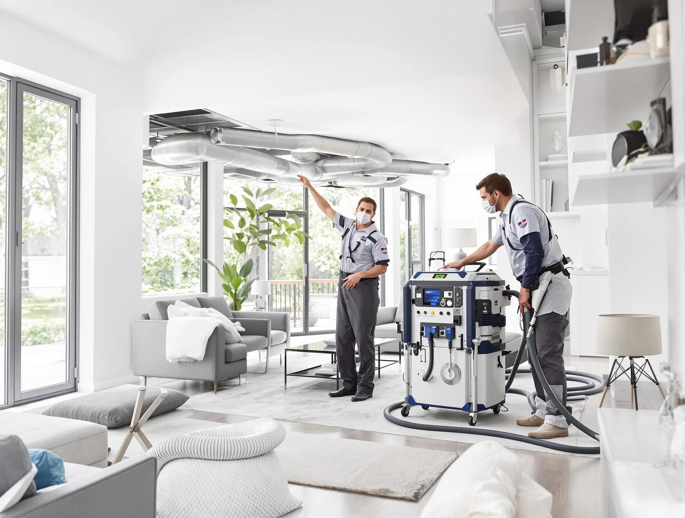 Hartsville Air Duct Cleaning professional conducting pure air duct cleaning with state-of-the-art equipment in Hartsville