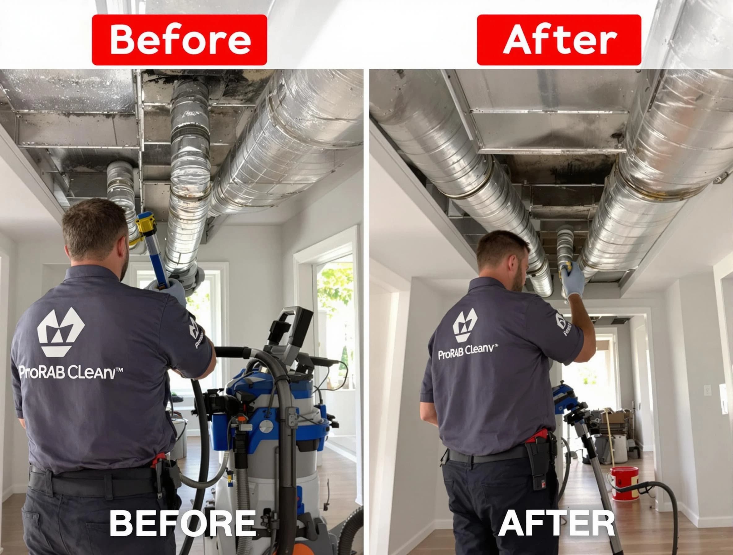 Hartsville Air Duct Cleaning expert performing thorough residential duct cleaning in a Hartsville home