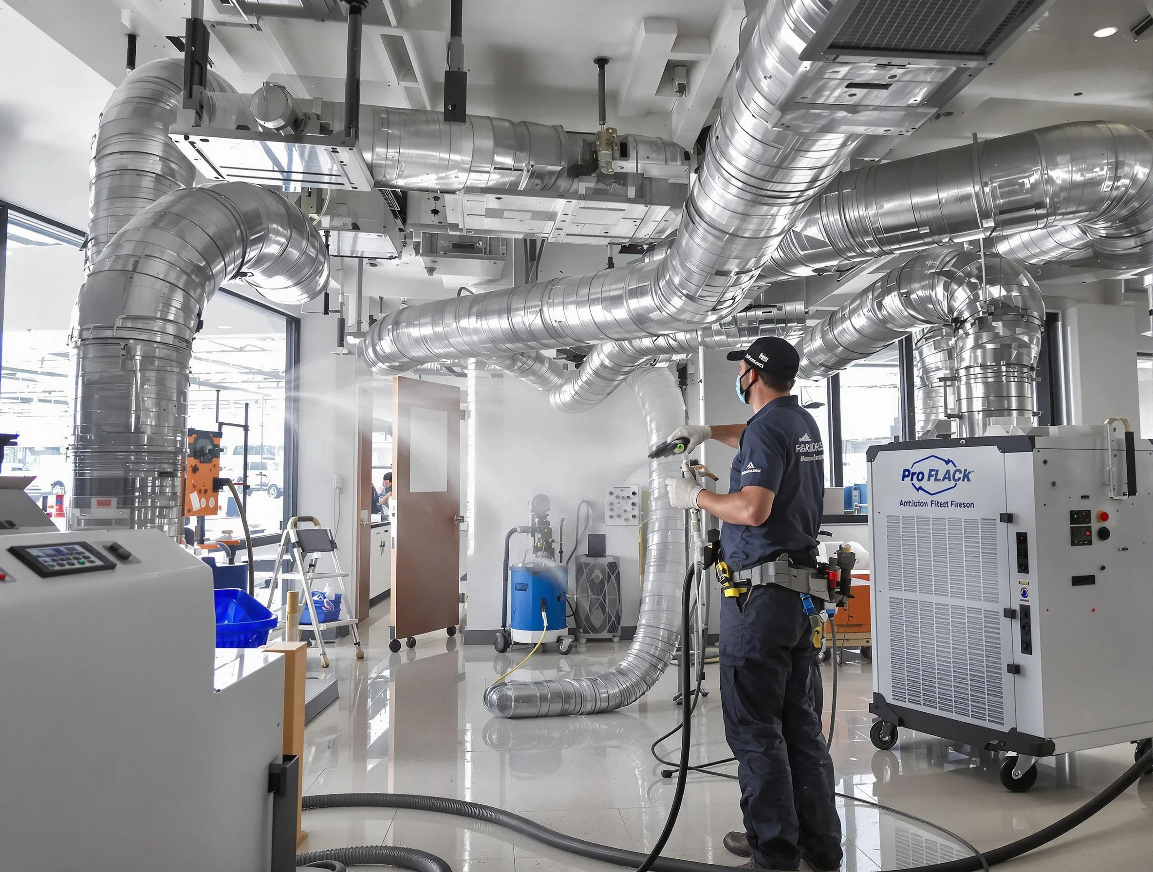 Negative Pressure Air Duct Cleaning in Hartsville