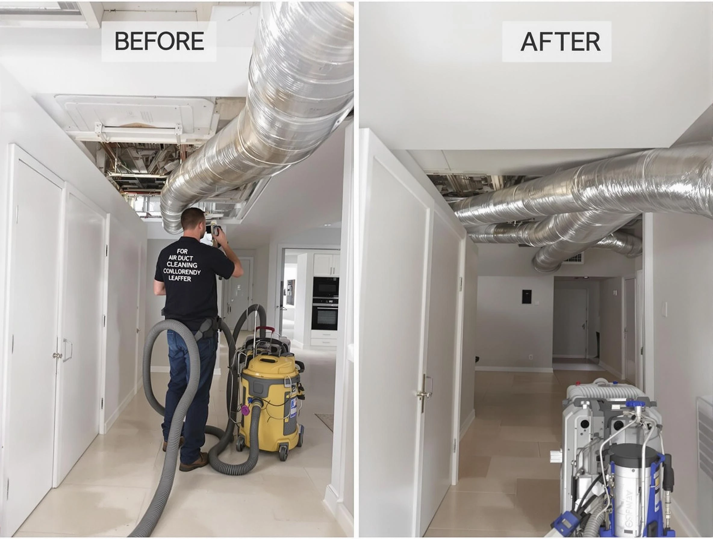 Hartsville Air Duct Cleaning professional performing thorough air duct cleaning in Hartsville