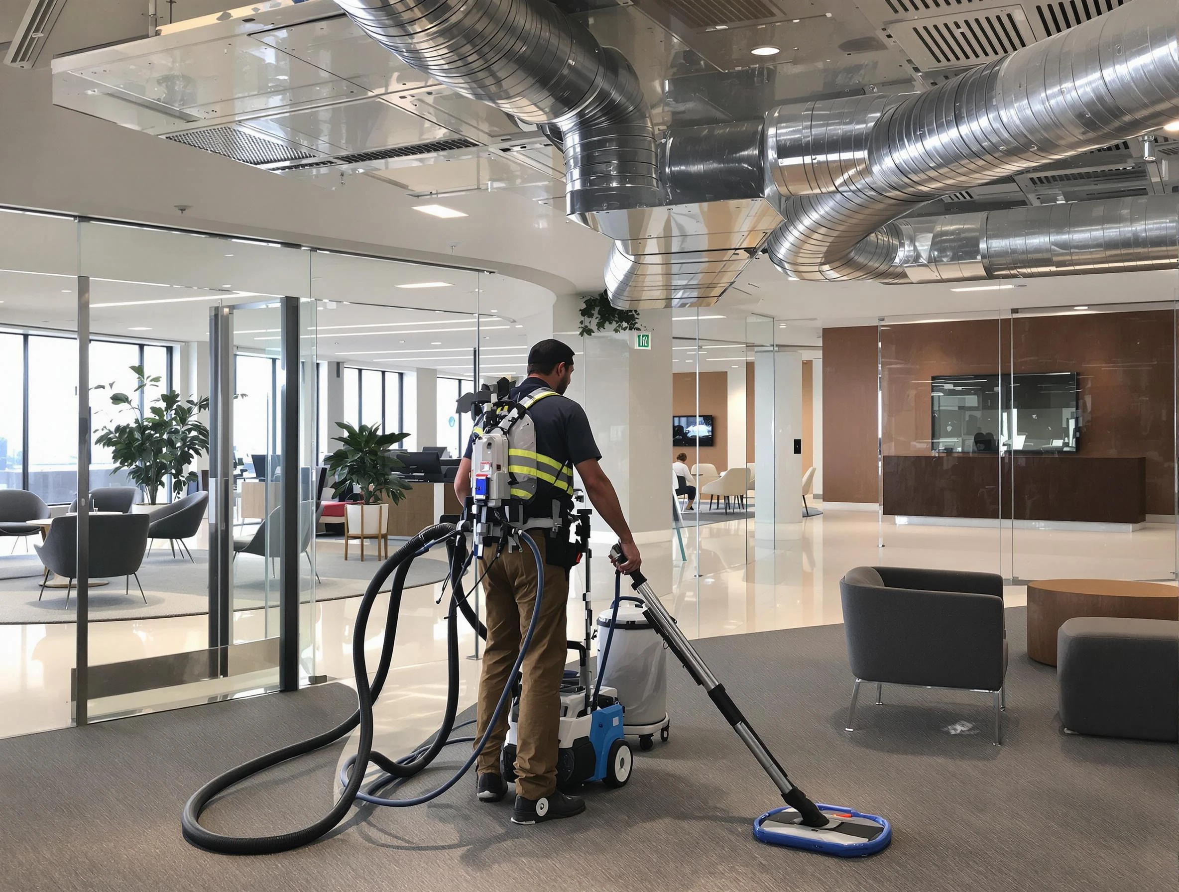 Commercial duct cleaning service by Hartsville Air Duct Cleaning in Hartsville